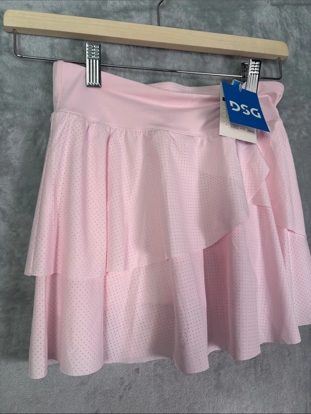 NWT New DSG Pink Stride Performance Mid-Rise Skort Size Girls Medium 10-12 - Picture 3 of 9